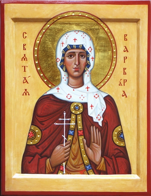 Icon of saint Barbara